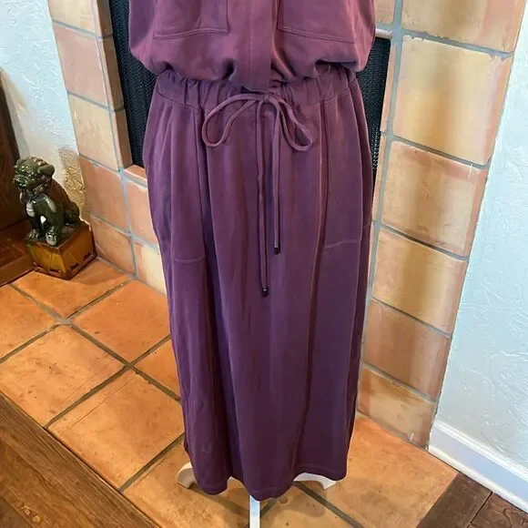 Lou & Grey Sandwashed Midi Pocket Shirtdress, size S - Picture 4 of 12